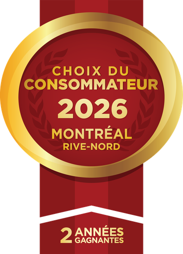 Choix du Consommateur 2026 — Montréal Rive-Nord, 2 années gagnantes