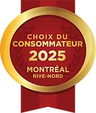 Gagnant du prix Choix du Consommateur 2025, notre service est la référence sur la Rive-Nord de Montréal 