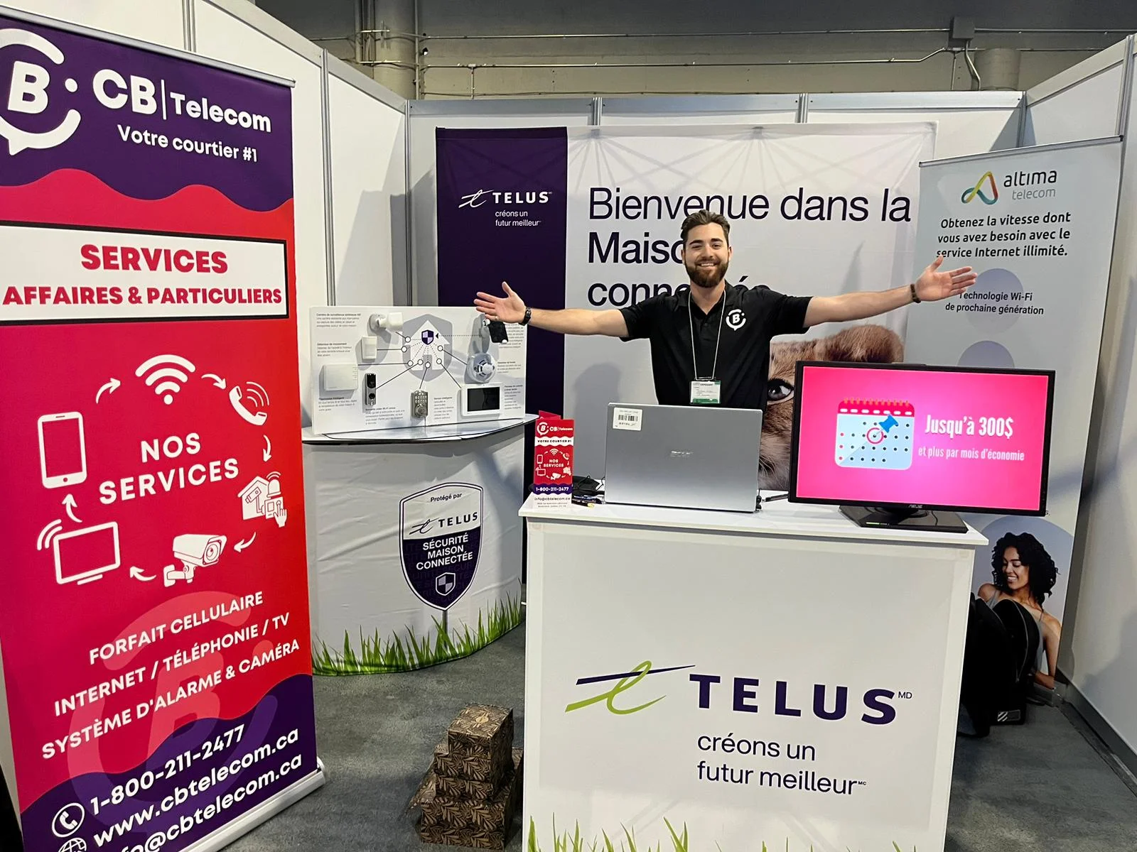 Membre de l’équipe CB Telecom, expert dédié à offrir des solutions technologiques sur mesure pour services d'affaires et part
